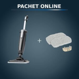 Pachet PROMO Mop cu abur Rowenta Steam Power RY6555WH & Kit de intretinere 2x Filtru anticalcar Rowenta ZR006501