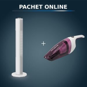 Pachet PROMO Ventilator Rowenta Urban Cool VU6720F0 si Aspirator de mână Rowenta Extenso Dry AC232001