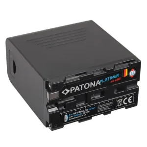 Patona Platinium Acumulator cu LCD si incarcare USB pentru Sony tip NP-F970/F960/F950 10050mAh – Default Title