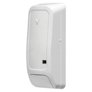 Contact magnetic cu intrare auxiliara DSC PG8309, ALB, wireless compatibil PowerG 868 MHz, uz comercial