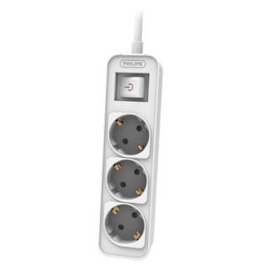 Prelungitor Cu Intrerupator 3 Cai 1.5m Philips PH-CHP2134W