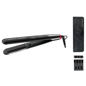 Placă de păr Rowenta Karl Lagerfeld Pro Stylist SF467LF0  invelis Keratin & Glow  temperatură variabilă  ecran LCD  generator de ioni  oprire auto