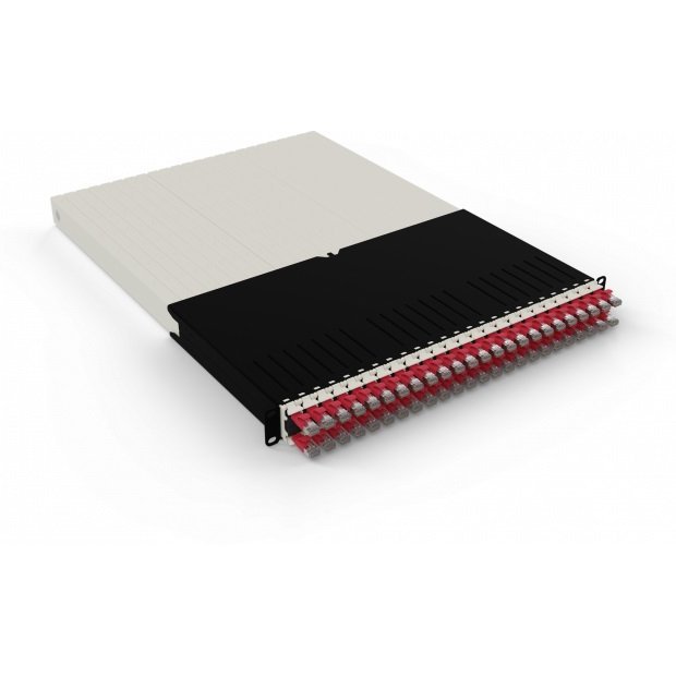 Caseta preconfigurata cu 24 de cabluri STP 1.8m , culoare rosie PatchBox PONE30STPRD