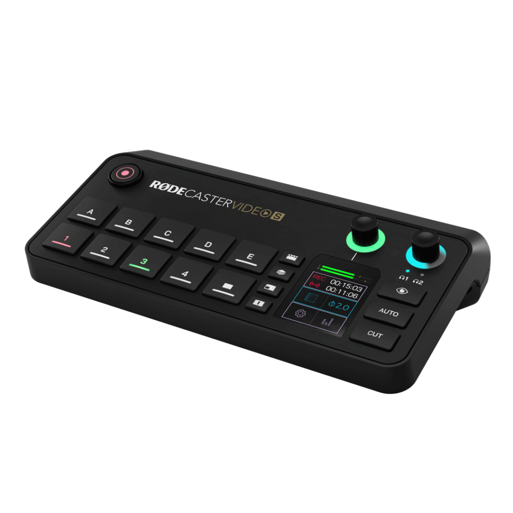 Rode RODECaster Video S consolă audio/video all-in-one, switcher 1080p, streaming – Default Title