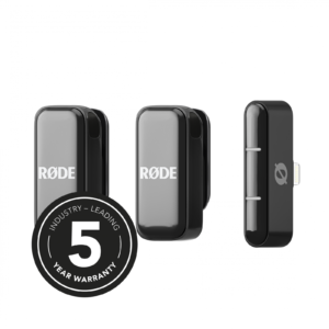 Resigilat: Rode Wireless Micro sistem de microfon wireless ultracompact pentru 2 persoane lightning (negru) – Default Title