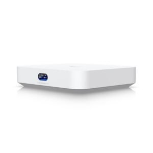 Router 5 porturi Ubiquiti UniFi Cloud Gateway Ultra UCG-ULTRA, 1x 2.5GbE RJ45, IDS/IPS 1Gbps, Bluetooth, 300+ utilizatori