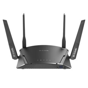 Router wireless Gigabit Smart Mesh EXO AC1900 D-Link DIR-1960, 5 porturi, 2.4/5.0 GHz, 4×4 MU-MIMO, 1900 Mbps