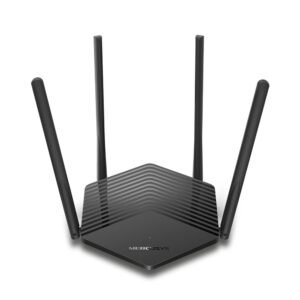 Router wireless Dual-Band Mercusys AX1500 MR60X, 2.4-5 GHz, WiFi 6, 1501 Mbps, 3 porturi