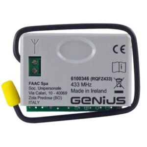 Modul receptor radio RQFZ 433 MHz, 3 pini, 1 canal – GENIUS by FAAC RQFZ433-6100346