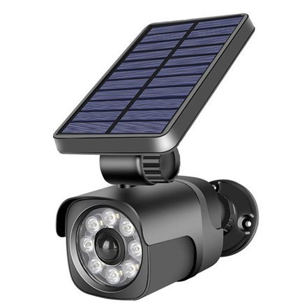 Camera falsa cu senzor de miscare LED 4W incarcare solara Forever Light RTV100335