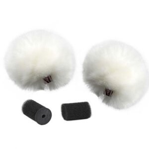Rycote protectie blana alba pentru lavaliera dubla – Default Title