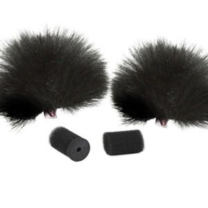 Rycote protectie blana neagra pentru lavaliera dubla – Default Title