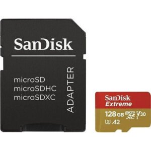 SanDisk Extreme MicroSDXC 128GB V30 + Adaptor SD+ 1 An RescuePRO Deluxe – Default Title