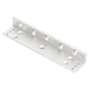 Suport in forma de L SB-110L pentru montarea electromagnetilor de 110kgf pe usi cu toc ingust si deschidere spre exterior