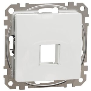 Placa pentru RJ45, HDMI, VGA Schneider Sedna Design SDD111421, alb