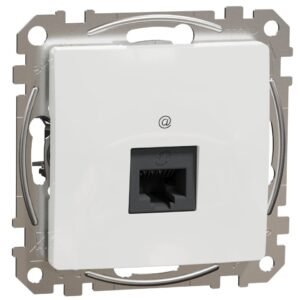 Priza RJ45 Cat6A UTP Schneider Sedna Design SDD111466, alb
