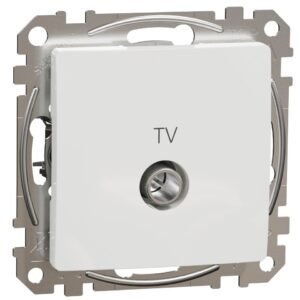 Priza TV finala 4dB, Schneider, SDD111471, Sedna Design, alb