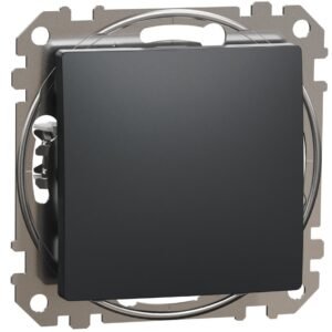Intrerupator simplu, Schneider, SDD114101, Sedna Design, antracit