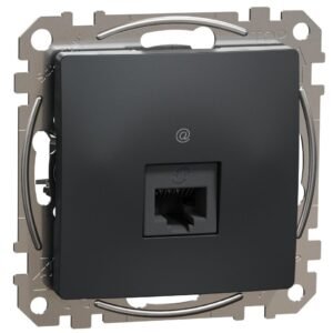 Priza RJ45 Cat5E UTP, Schneider, SDD114451, Sedna Design, antracit