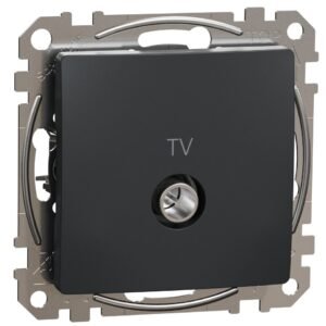 Priza TV finala 4dB, Schneider, SDD114471, Sedna Design, antracit