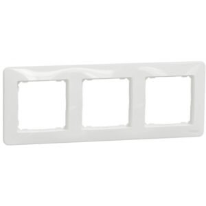 Rama tripla, Schneider, SDD311803, Sedna Design, alb