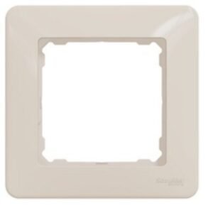 Rama simpla, Schneider SDD312801 Sedna Design, bej
