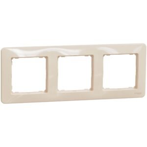 Rama tripla Schneider Sedna Design SDD312803, bej
