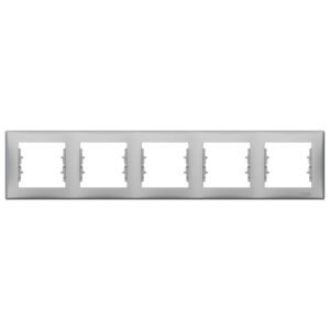 Rama ornament oriz, 5 posturi Schneider Sedna SDN5800960, aluminiu