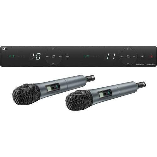 Set Sennheiser XSW 1-825 Dual-Vocal cu 2 microfoane portabile 825 (A: 548 pana la 572 MHz) – Default Title