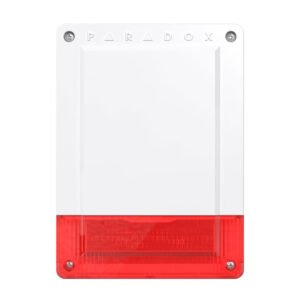 Sirena de exterior stroboscopica wireless Paradox SR250, 100 dB, 433/868 MHz, RF 70 m