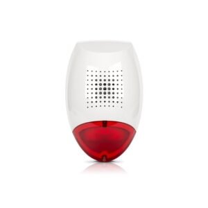 Sirena stroboscopica de exterior Satel SD-3001 R, avertizare acustica, 120 dB, LED, tamper