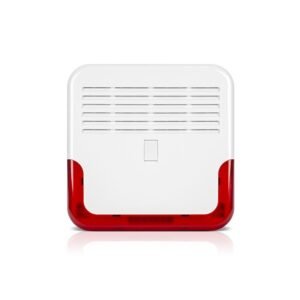 Sirena stroboscopica de exterior Satel SD-6000 R, avertizare acustica, 120 dB, LED, tamper