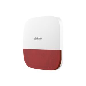 Sirena wireless exterior Dahua ARA13-W2(RED), 110 dB, 868 MHz, RF 1600 m, buzzer, tamper, rosie
