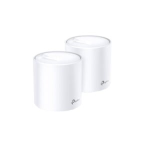 Sistem Mesh Gigabit Dual-Band TP-Link DECO X60(2-PACK), 2 porturi, 2.4/5.0 GHz, 2402 Mbps, 465 M, WiFi6