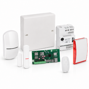 Sistem alarma antiefractie hibrid 4G Satel Be Wave Hybrid, sursa alimentare 12 V, 128 dispozitive, Ethernet, WiFi, 2.4/5 GHz, dual sim, 868 MHz, tamper, detectie miscare, senzor geam/usa, slot card, sirena de exterior, notificari pe telefon