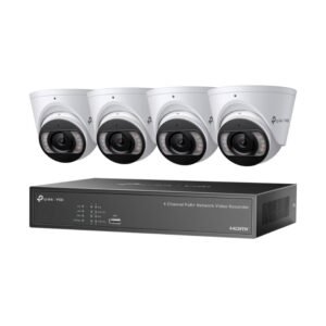 Sistem supraveghere interior IP TP-Link VIGI NK4P-T4425-2T, 4 camere 4 MP, IR/lumina alba 30 m, HDD 2TB