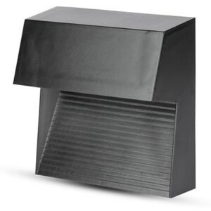 Corp iluminat LED Steplight montaj SCARA/PERETE 3W 4000K – negru V-TAC SKU-1399