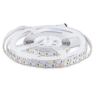 Kit banda LED SMD5050 RGB+W 6000K 60LED/M IP20 5M V-TAC SKU-2123581