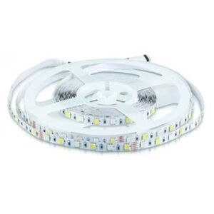 Banda LED SMD5050 60LED/M RGB + alb cald IP20 5M V-TAC SKU-212553