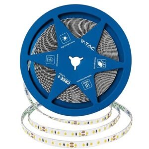 Banda LED 8MM 10W/M 24V IP20 rola 10M 4000K cip CREE V-TAC SKU-2126236