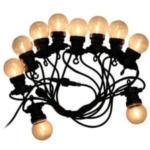 Ghirlanda LED 5M 10 becuri 0.4W / bec 3000K V-TAC SKU-212728