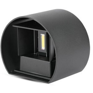 Lampa LED 6W IP65 4000K – negru V-TAC SKU-217090