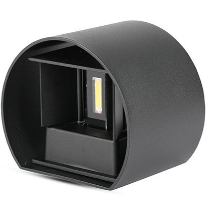 Lampa LED 6W IP65 4000K – negru V-TAC SKU-217090