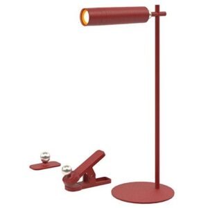 Lampa birou magnetic 3W 4000K – rosu V-TAC SKU-23043