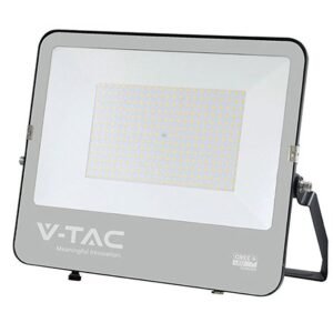 Reflector LED 200W 135LM/W 6500K IP65 cablu 1M cip CREE – NEGRU/GRI V-TAC SKU-232216