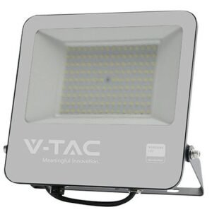 Reflector LED SMD 100W 4000K IP65 cablu 1M cip Samsung – NEGRU/GRI V-TAC SKU-23440