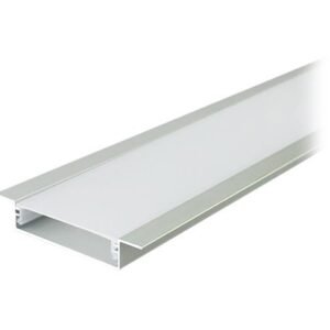Profil aluminiu pentru banda LED 2M 40MM x 10MM – argintiu V-TAC SKU-24101
