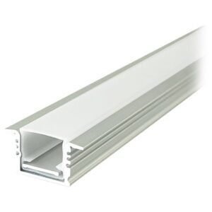 Profil aluminiu pentru banda LED 2M 17MM x 14MM – argintiu V-TAC SKU-24105