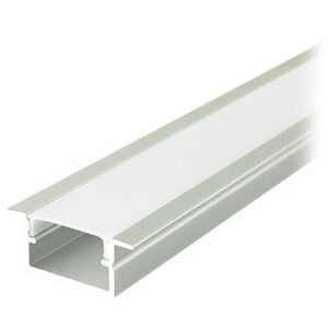 Profil aluminiu pentru banda LED 2M 17MM x 10MM – argintiu V-TAC SKU-24106