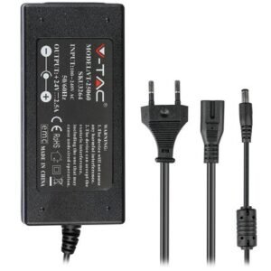 Sursa alimentare SMPS slim 24V 2.5A 60W V-TAC SKU-3264